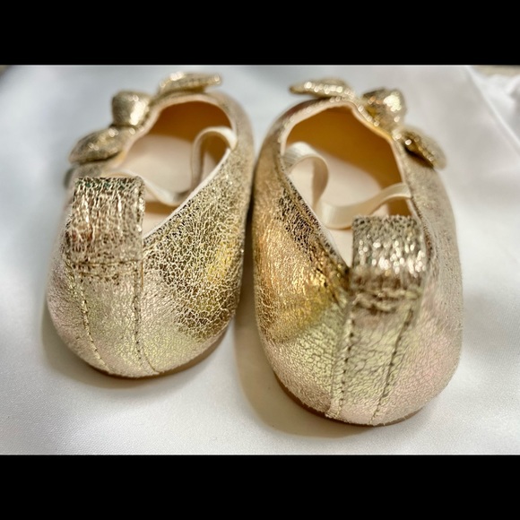 Gold baby flats - Picture 4 of 6